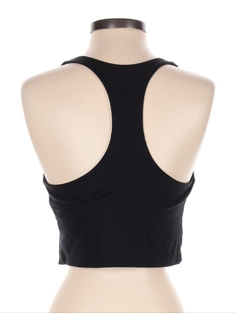 JoyLab Black Knot-Front Crop Tank - Picture 2 of 6